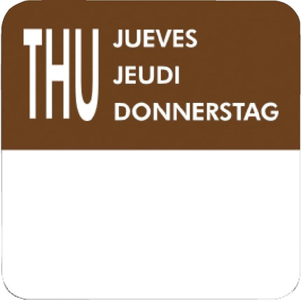 Removable Day Stickers Week Set | Vogue | HACCP Compliant | 7000 Stickers 5