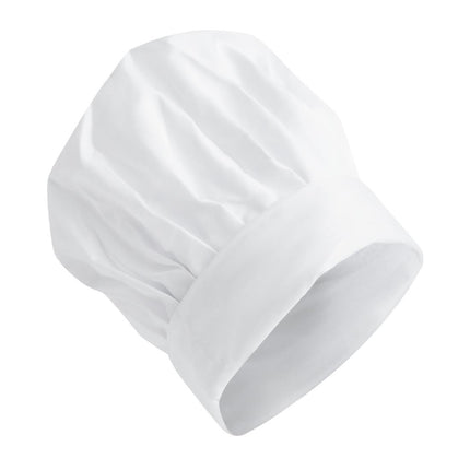 White Cotton Chef Hat L 2