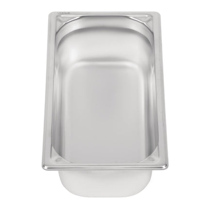 Stainless Steel GN 1/3 Container 100mm Depth | Vogue 2