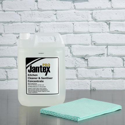 Non-Woven Cleaning Cloths Green | Jantex Solonet | 33x58 cm | 50 Pieces 5