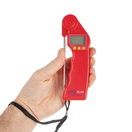 Easytemp Digital Pocket Thermometer Red | Hygiplas 2