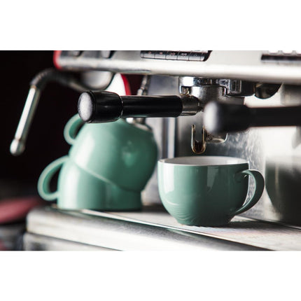 Porcelain Café Coffee Cups Aqua 23cl | Olympia 4