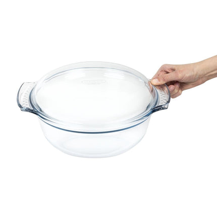 Round Glass Casserole Dish 5.1L | Pyrex 5