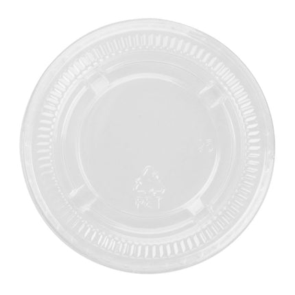 Recyclable PET Lids for Portion Cups | Fiesta | Pack of 1000 3