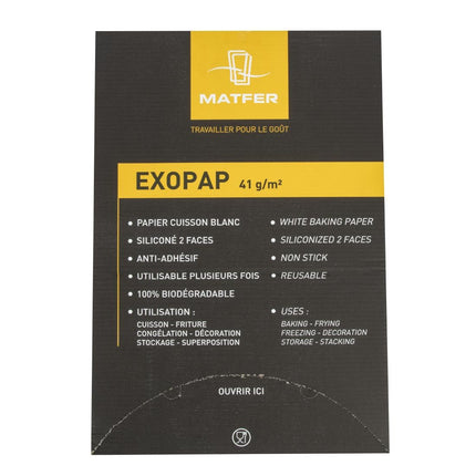 Exopap Silicone Baking Paper 600 x 400 mm (500 Sheets) | Matfer Bourgeat 2