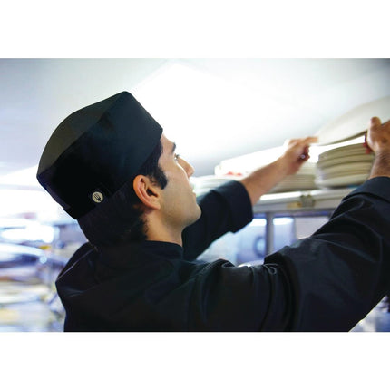 Chef Works Cool Vent Beanie | Black | Adjustable Fit 8