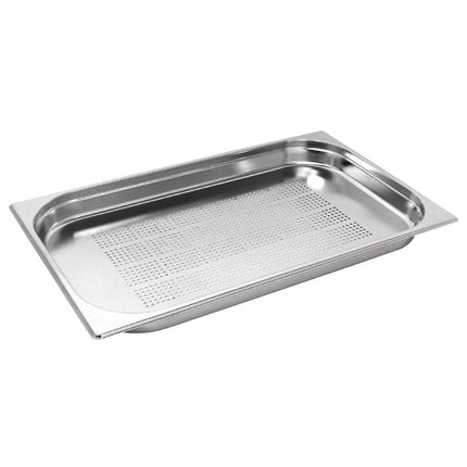 Perforated Stainless Steel GN 1/1 Pan 40mm | Vogue