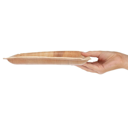 Compostable Square Palm Leaf Plates 250mm | Fiesta 6