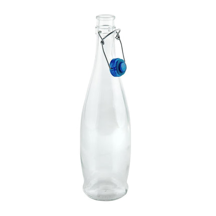 Glass Water Bottle with Swing Top Closure 2
