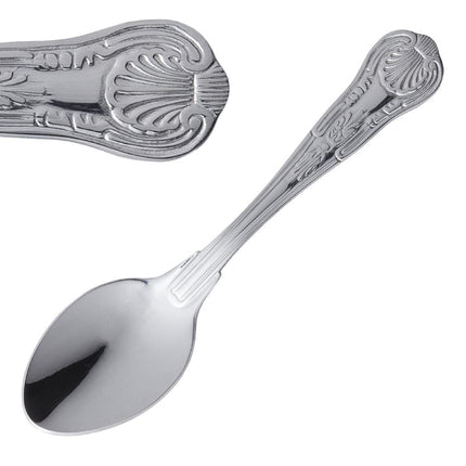 Polished Stainless Steel Coffee Spoons 11.2cm (12 Pieces) | Olympia Kings