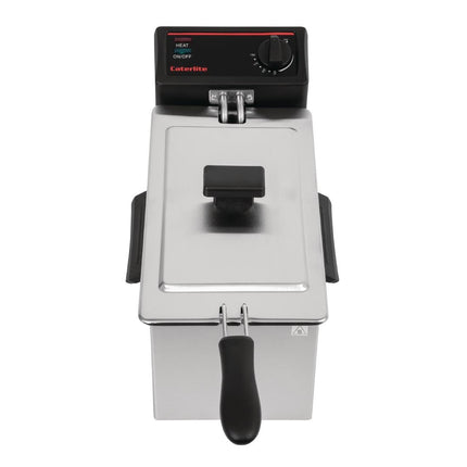 Single Fryer Stainless Steel 3.5L | Caterlite | Light Use 9
