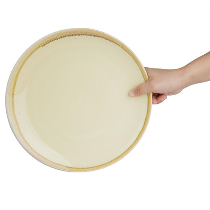 Ceramic Kiln Sandstone Coupe Plates 28cm | Olympia 4