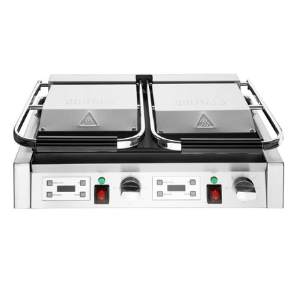 Double Contact Grill Ribbed and Flat Plates | Buffalo 2