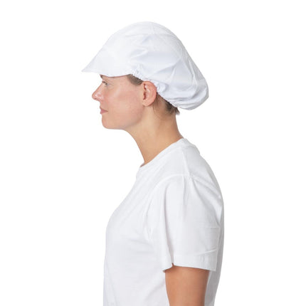 Poly-Cotton Chef Hat with Visor White | Whites 3