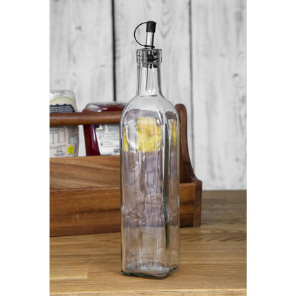 Glass Oil and Vinegar Bottles 500ml | Olympia | Set of 6 6