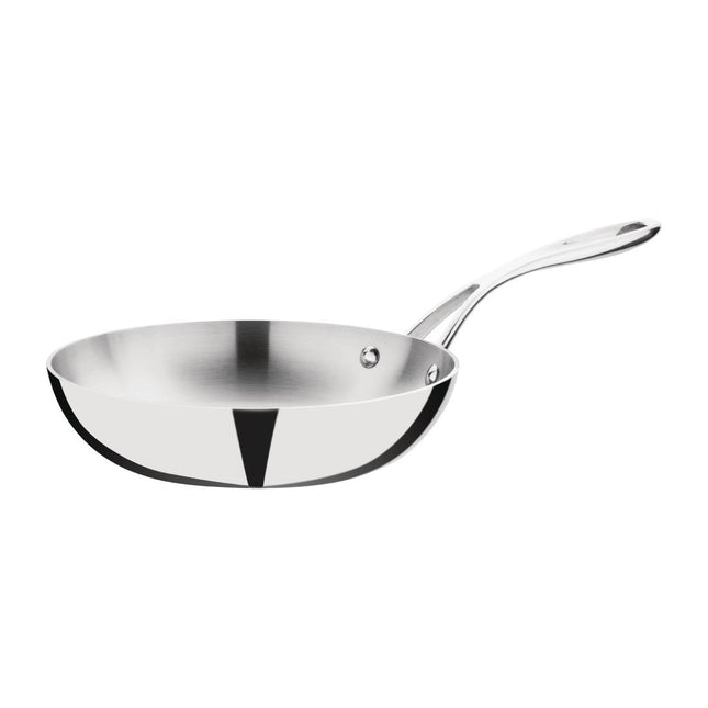 Tri-Wall Stainless Steel Frying Pan 200mm | Vogue