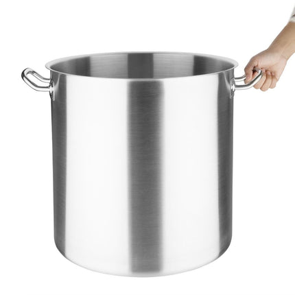 Stainless Steel Induction Soup Pot High Capacity 49L | Vogue 2