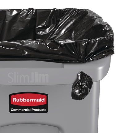 Slim Jim Waste Container with Ventilated Lid | Rubbermaid | 60L Capacity 4