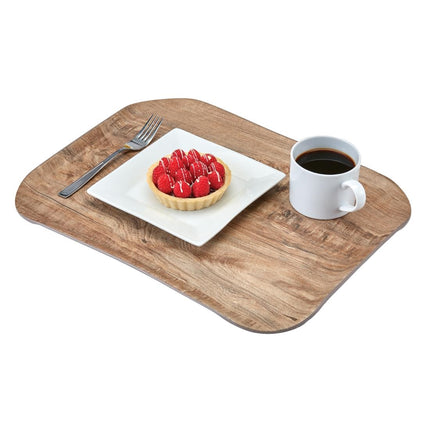 Century Woodgrain Tray Light Olive Wood 360 x 460mm | Cambro | Durable Serving Tray 2