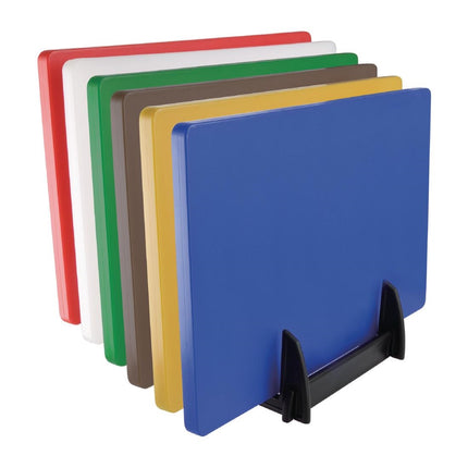 Plastic Cutting Board Rack with 6x2.5cm Slots | Hygiplas 2