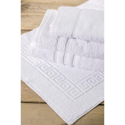 Comfort Nova White Cotton Bath Mat | Mitre 7