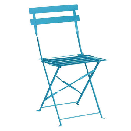 Steel Folding Chairs Turquoise | Bolero