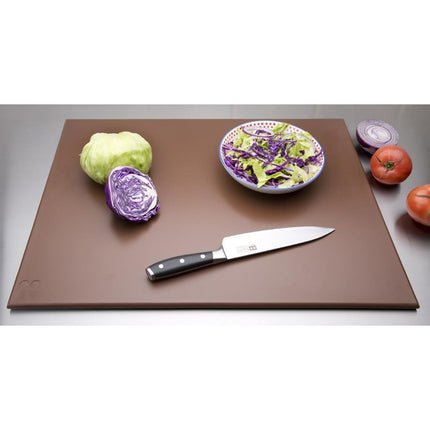 HDPE Cutting Board Brown | Hygiplas | 600x450x12mm 2
