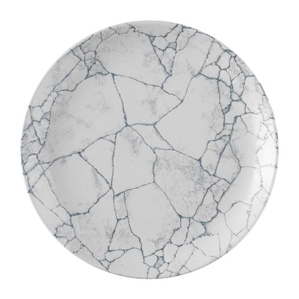Evolve Coupe Plate 28.6cm Kintsugi Pearl Grey | Churchill Studio Prints | 12 pcs
