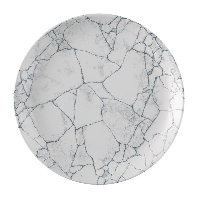 Evolve Coupe Plate 28.6cm Kintsugi Pearl Grey | Churchill Studio Prints | 12 pcs