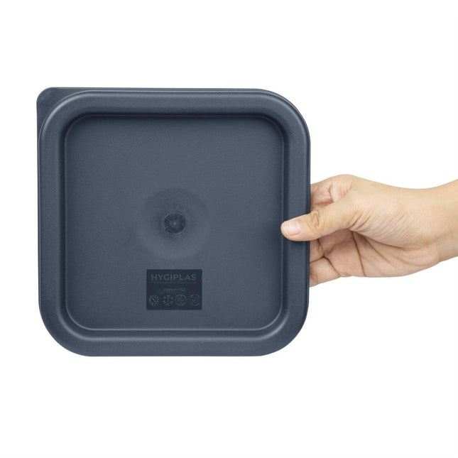 Square Lid Blue Small | Hygiplas 2