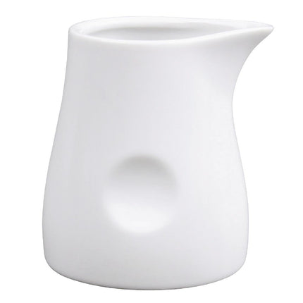 Porcelain Milk Jug 70ml with Grip Dents | Olympia | 6 Pieces 4