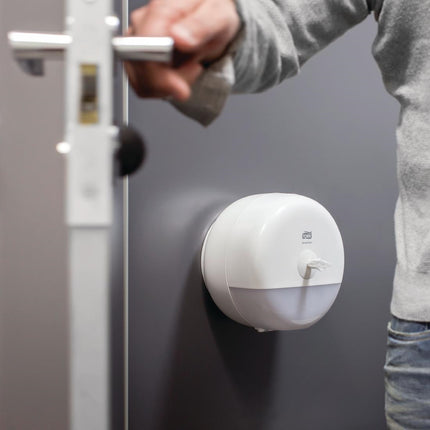SmartOne Mini Toilet Roll Dispenser White | Tork 5