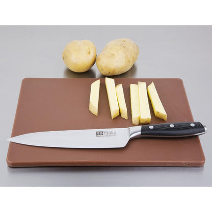 Brown LDPE Cutting Board | Hygiplas | 30.5x22.9x1.2 cm 3