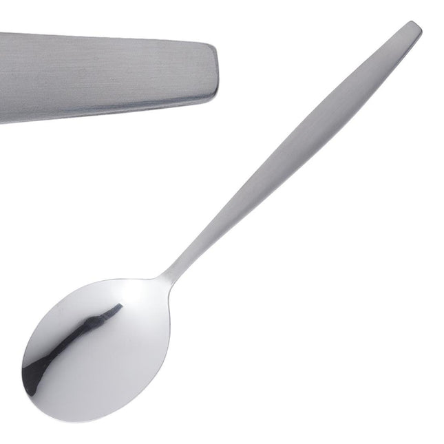 Dessert Spoons | Amefa Amsterdam | 18/0 Stainless Steel | Pack of 12