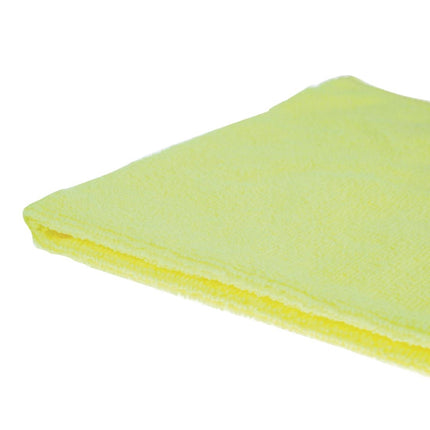 Highly Absorbent Yellow Microfiber Cleaning Cloths | Jantex | 5-Pack | 40x40 cm 2