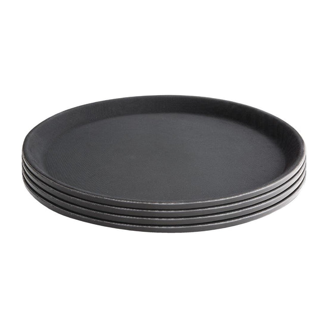 Olympia Kristallon Round Non-Slip Polypropylene Tray 40.6 cm 2