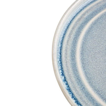 Cavolo Flat Round Plate Ice Blue 27cm | Olympia 4