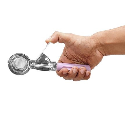 50ml Ice Cream Scoop with Purple Handle | Hygiplas 4