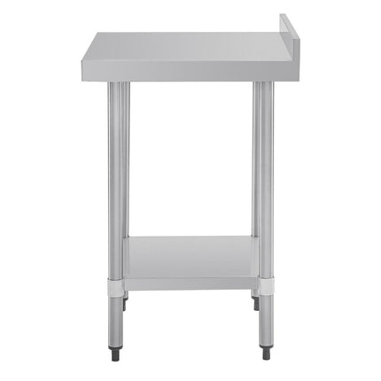 Stainless Steel Worktable with Backsplash | Vogue | 90x60x60 cm 4