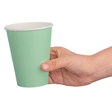 Recyclable Single-Wall Coffee Cups Turquoise 340ml | Fiesta | 1000 pcs 3
