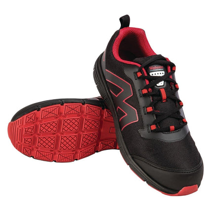Slipbuster Mesh Slip-Resistant Safety Shoes Black Size 39 9