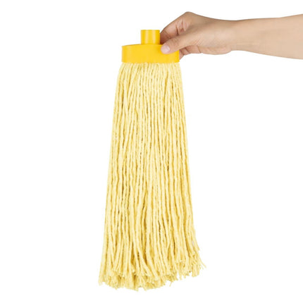 Kentucky Polyester Mop Head Yellow 450g | Jantex 3