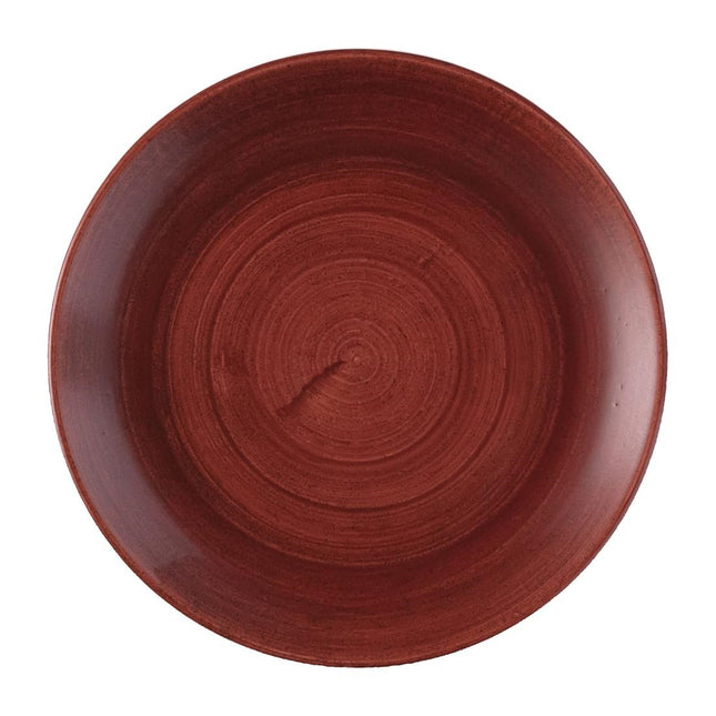 Coupe Plates Red Rust Finish | Churchill Stonecast Patina | 219mm