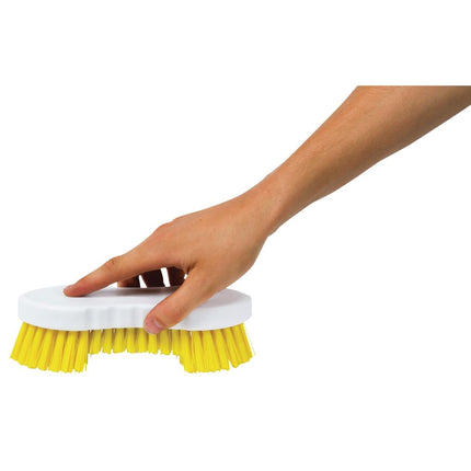 Jantex Yellow Scrubbing Brush 21cm 3