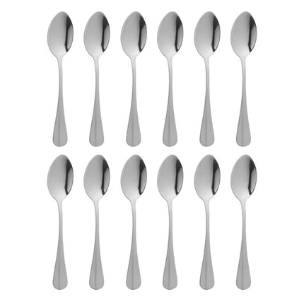 Polished 18/0 Stainless Steel Baguette Dessert Spoons (12 pcs) | Olympia 3