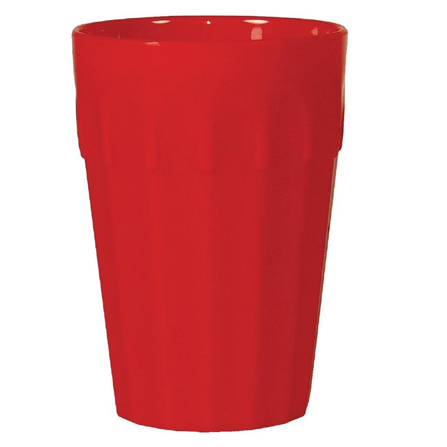 Polycarbonate Stackable Cups Red 142ml | Olympia Kristallon | 12 Pieces