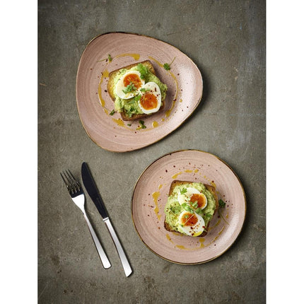 Stonecast Raw Terracotta Evolve Coupe Plate 16.5cm | Churchill 3