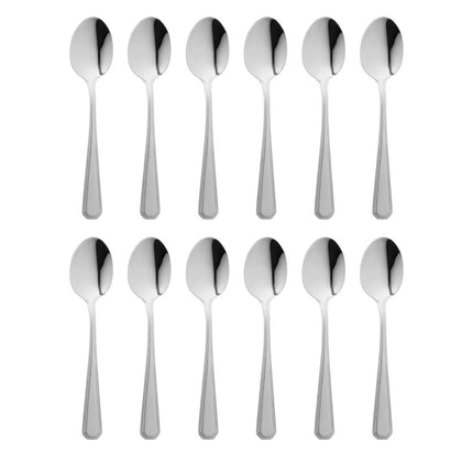 Dessert Spoons Polished 18/0 Stainless Steel | Olympia Monaco | 12 Pieces 3