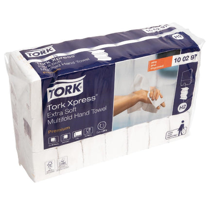 2-Ply Multifold Hand Towels with QuickDry Technology | Tork Xpress | 2100 Pieces 5