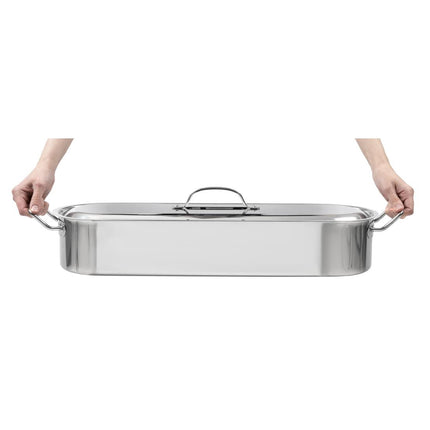 Kitchen Craft Stainless Steel Fish Poacher 29cm 6